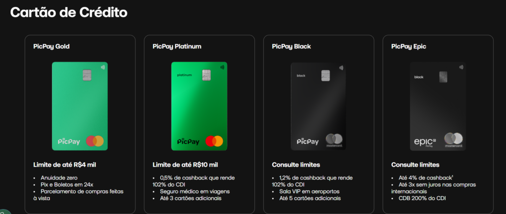 PICPAY-1024x434 PicPay Epic: o Mastercard Black que pode ficar melhor que o Caixa Ícone! Entenda Cartões e Bancos Destaque 