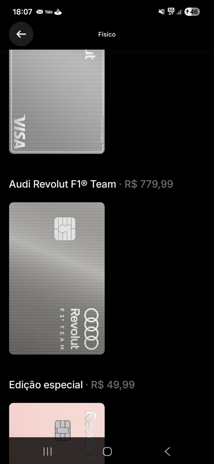 REVOLUT-AUDI Unboxing REVOLUT do cartão da F1 AUDI DE PLATINA: luxo ou DECEPÇÃO? Cartões e Bancos Destaque