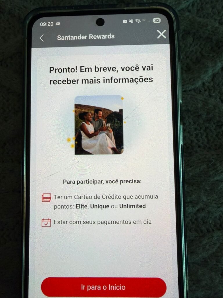 rewards1-768x1024 SANTANDER REWARDS JÁ ESTÁ DISPONÍVEL NO APP, VEJA COMO ACESSAR Cartões e Bancos Destaque Milhas e Emissões 