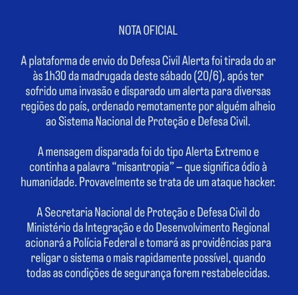 Screenshot_20260620_075404_Instagram-1024x1013 Defesa Civil se pronuncia após Alerta misterioso assusta Viajantes em aeroportos durante a madrugada Destaque SALAS VIP Viagem e Destinos