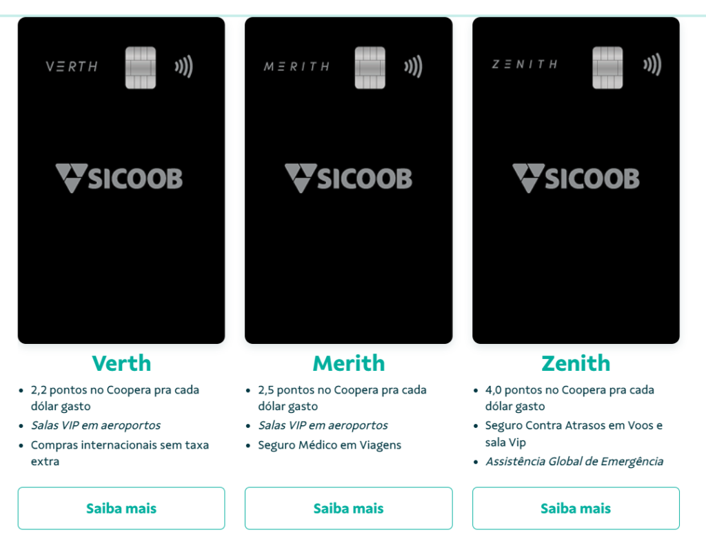 sicoob-1024x798 Sicoob anuncia cartões de alta renda Verth, Merith e Zenith com nova pontuação e Salas Vip ilimitadas Cartões e Bancos