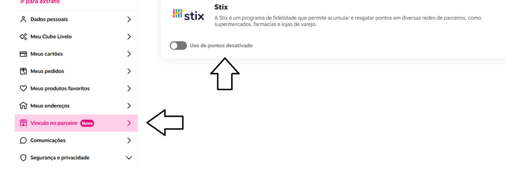 livelo-e-stix-1024x363 Como desativar o uso dos pontos Livelo no Stix e evitar descontos indesejados (Farmácias) Milhas e Emissões Livelo