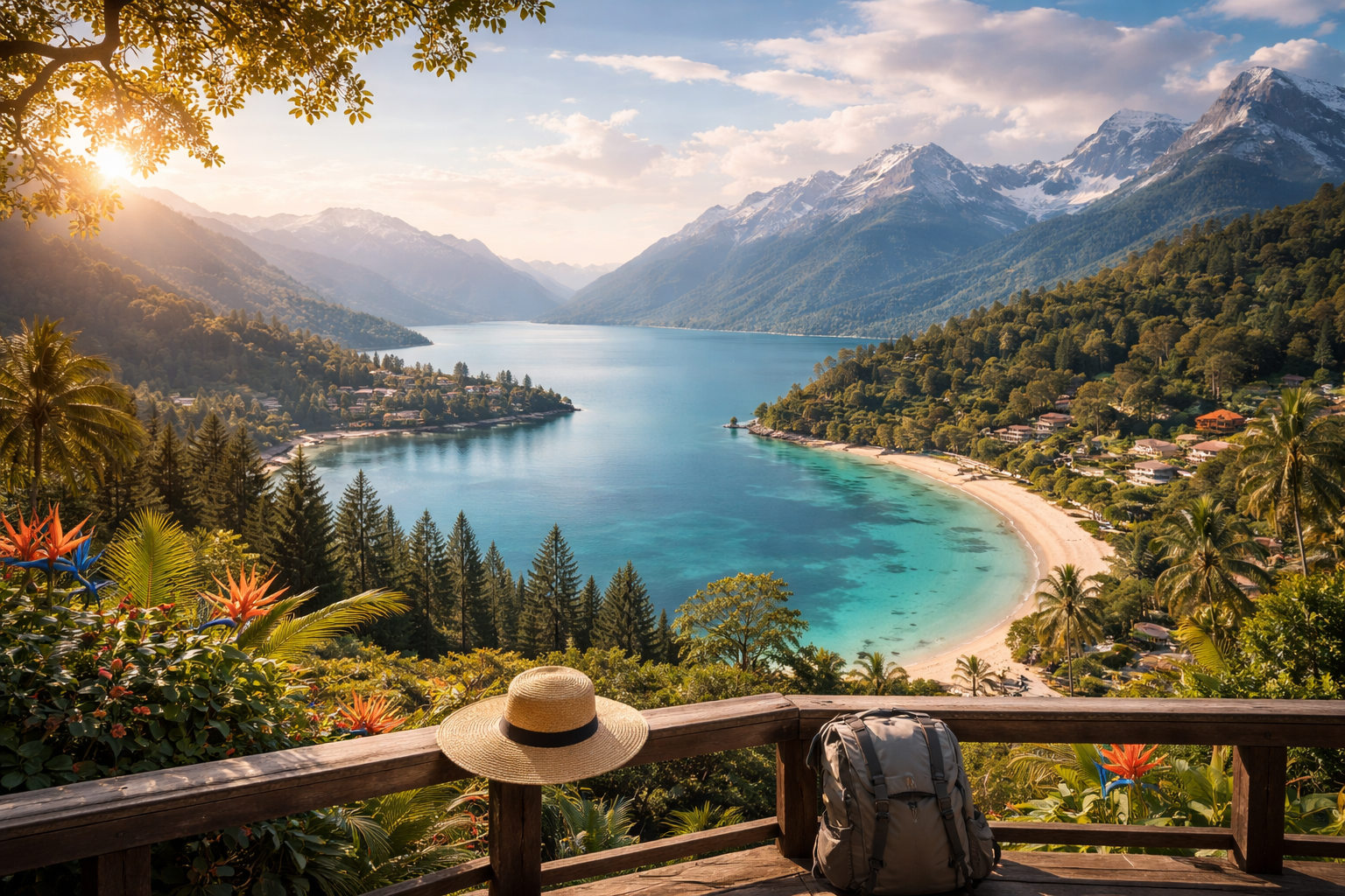 viagem destino tranquilo