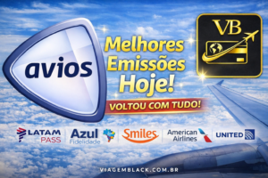Melhores emissões de passagem com milhas hoje