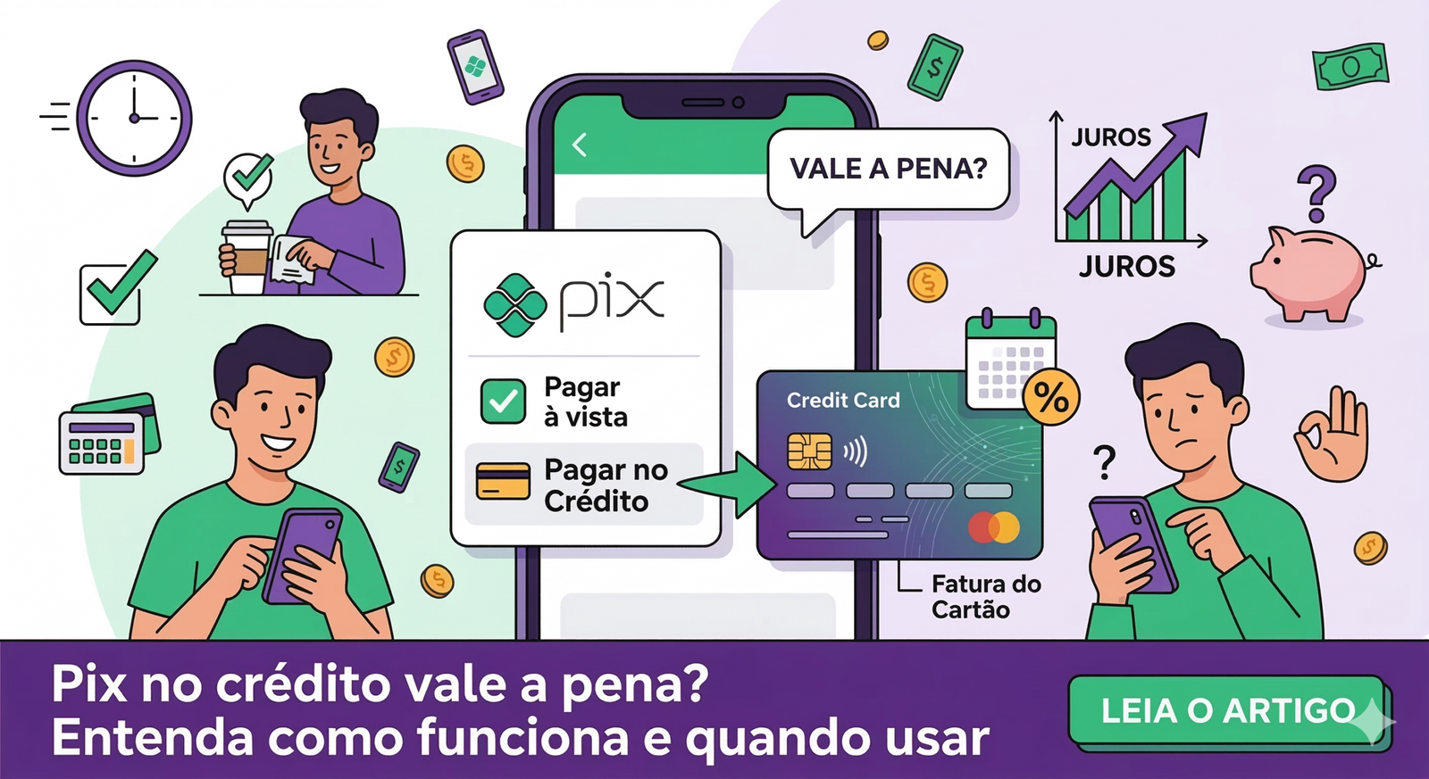 Cartão vs Pix