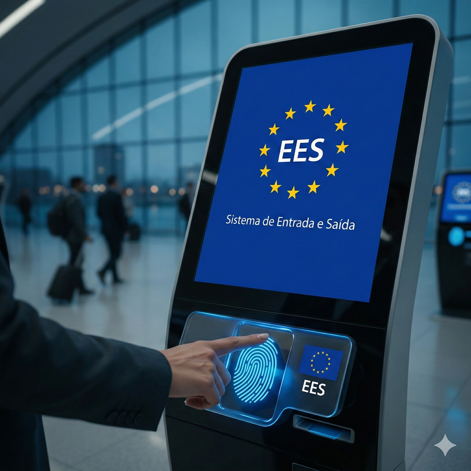 EES IMIGRAÇAO EUROPA LISBOA E MADRID ENTRY EXIT SYSTEM