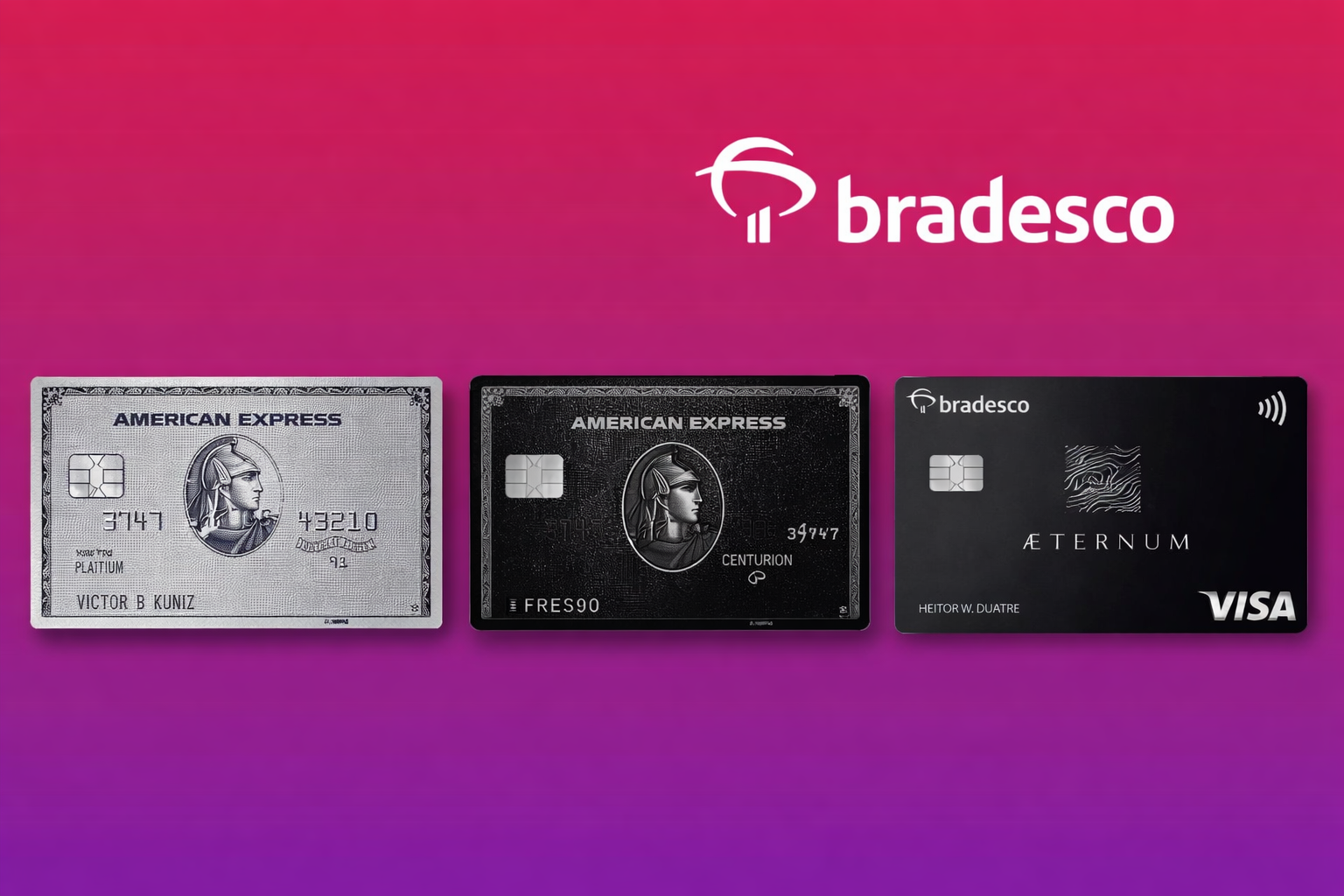 melhores cartões do bradesco