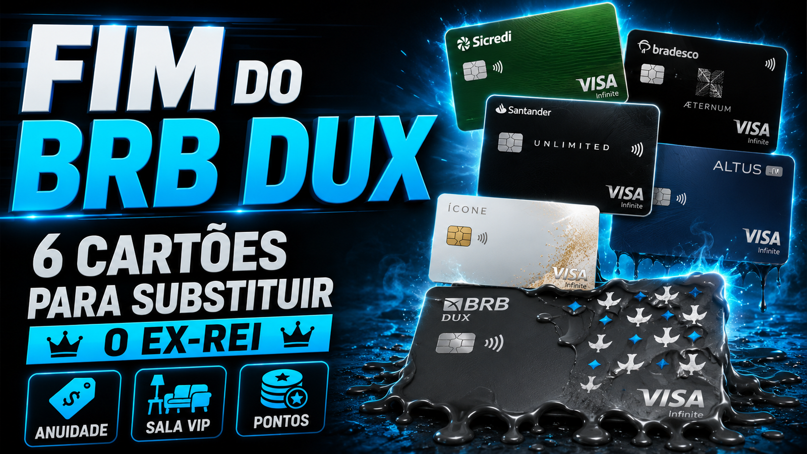 6 cartoes para substituir o dux