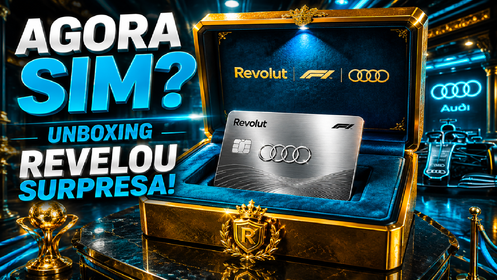UNBOXING DO REVOLUT ULTRA F1 AUDI