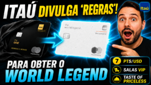 itau divulga regras world legend
