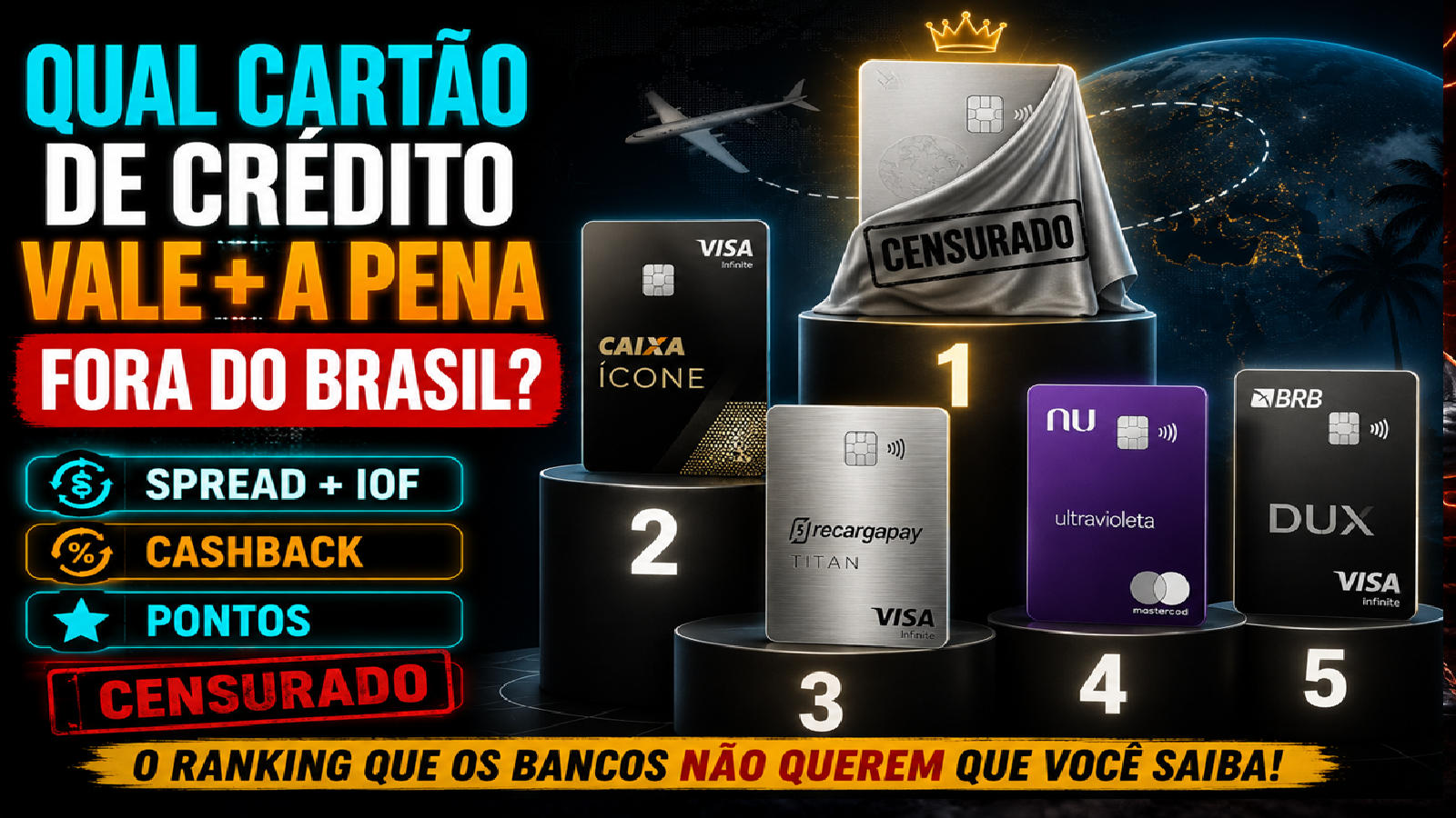 melhor cartao para usar fora do brasil credito