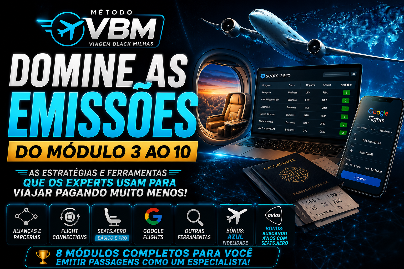 modulo emissões do viagem black