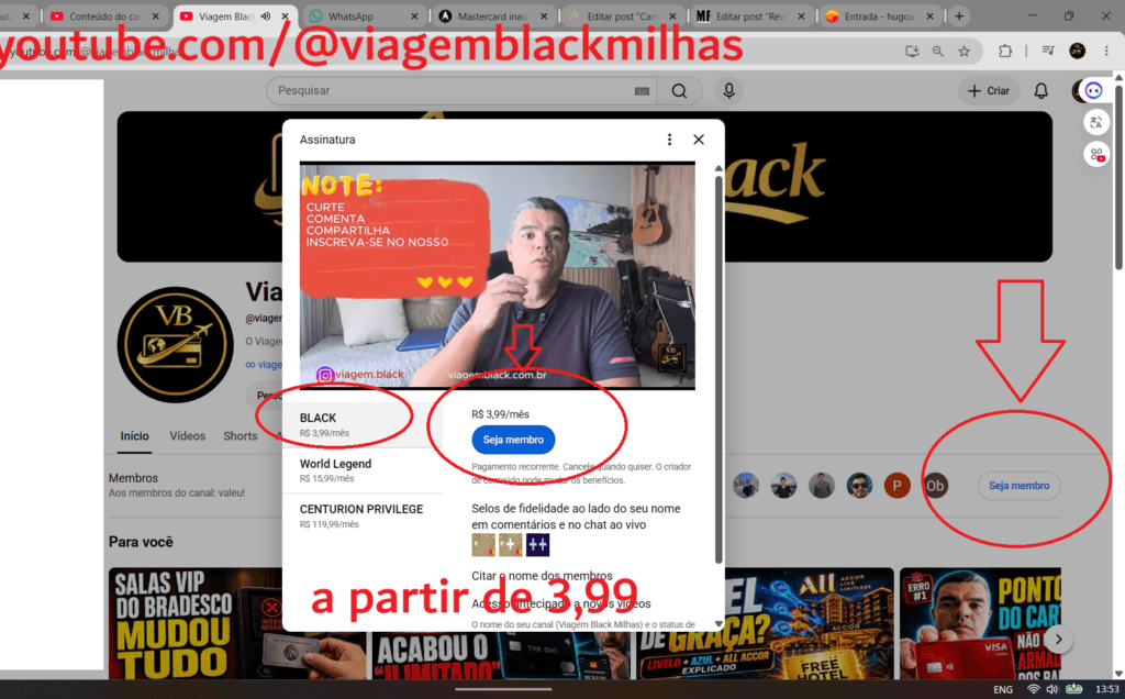 seja-membro-do-nosso-canal-1024x636 Cartões Itaú com Sala VIP em 2026: Guia Completo das Regras de Acesso, LoungeKey, DragonPass e Sala Pedra Preta Cartões e Bancos Destaque Milhas e Emissões SALAS VIP 