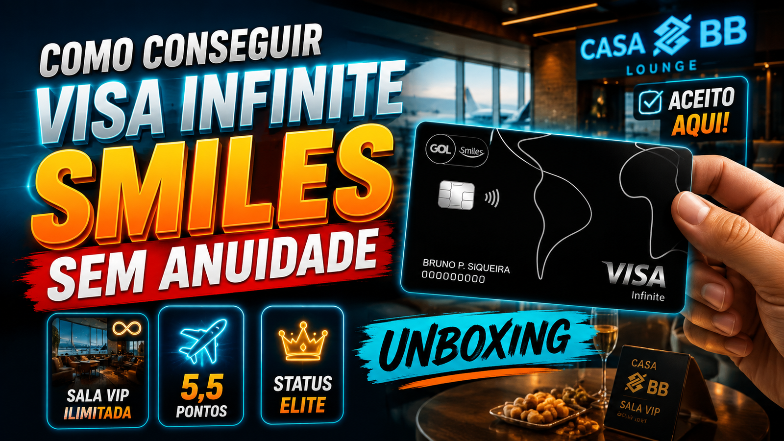 smiles visa infnite de graça