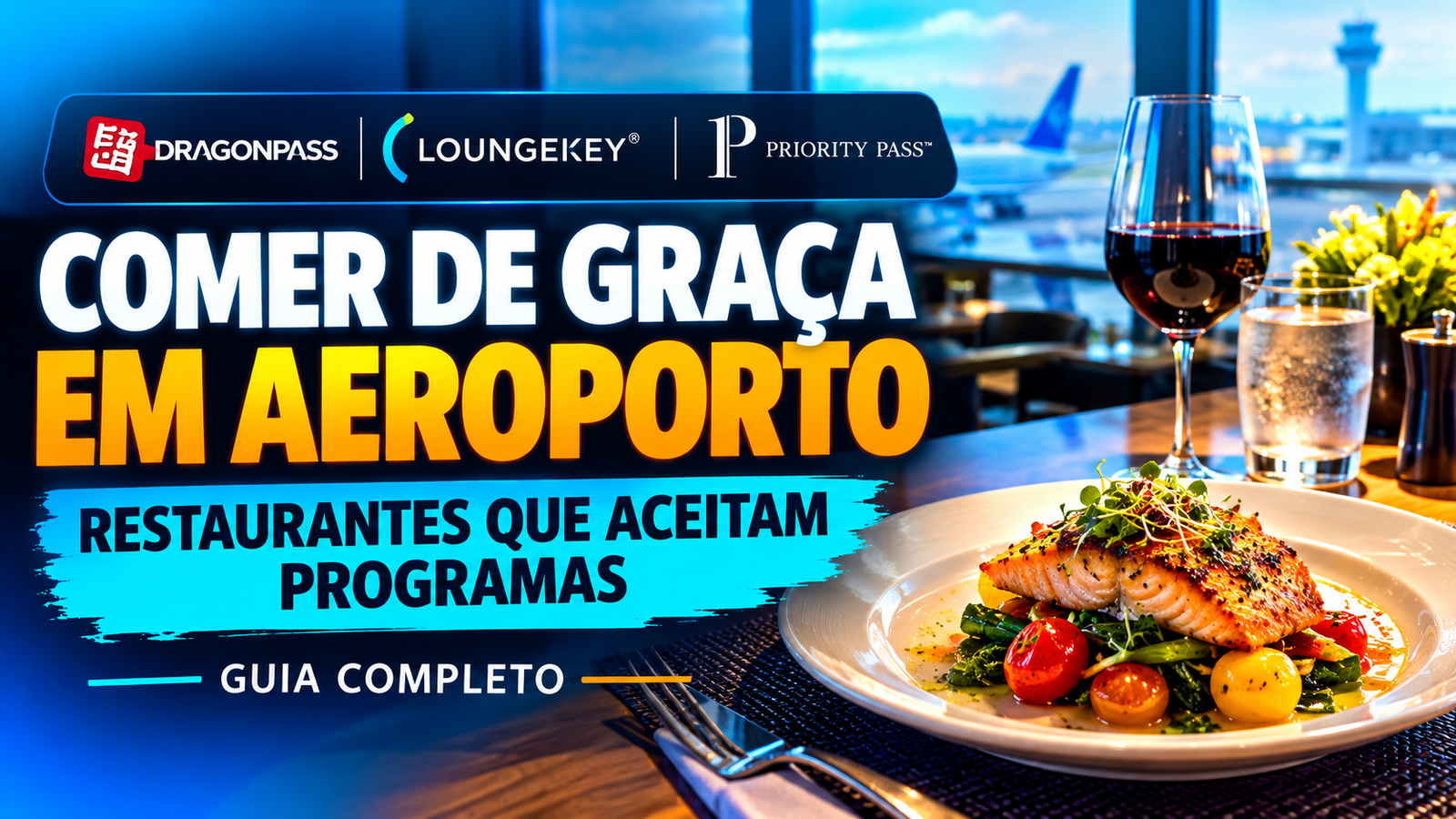 COMER DE GRAÇA EM AEROPORTOS GUIA COMPLETO